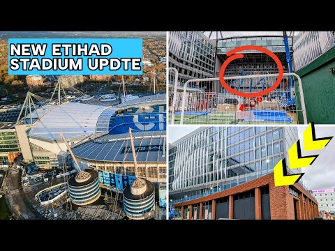 ALMOST COMPLETE? New Etihad Stadium Expansion Update! The North Stand is DONE 95%!Fan Plaza Progress