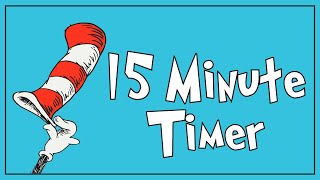 🎩🐱 15-Minute Cat in the Hat–Style Countdown Timer | Fun Classroom Visual Timer for Kids