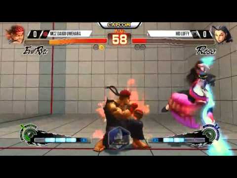 USF4[Daigo Umehara] Stunfest2015 ウル4 TOP16Winners ウメハラ vs Luffy