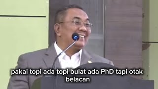 Download lagu 'Otak belacan pakai topi bulat, jadi ahli lembaga pengarah universiti', YAB MB Kedah. mp3