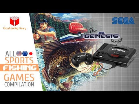 All SEGA Genesis/Mega Drive Fishing Games Compilation - Every Game (US/EU/JP/BR)