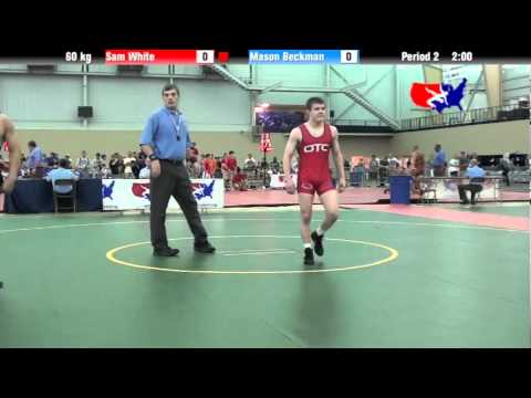 University Nat`ls FS  60 kg: Sam White vs. Mason Beckman