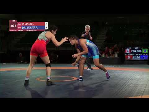 1/2 WW - 76 kg: J. DI STASIO (CAN) v. A. DA SILVA FER (BRA)