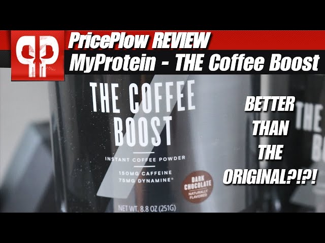 Pre-Sweetened Instant Coffee: Myprotein The Coffee Boost Dark Chocolate!