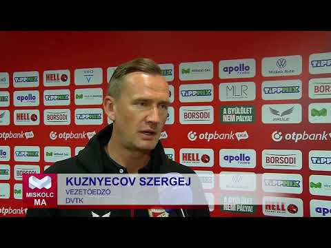 Miskolc Ma 2023.10.31.: A Siófok-DVTK labdarúgó Magyar Kupa előtt