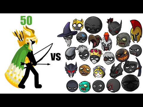 Stick War 3 Saga - 50 Kytchu Vs 50 Units of each