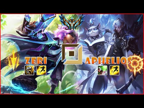 【Han Qian Luo】S12 CN Best AD Zeri Guide Vs Aphelios