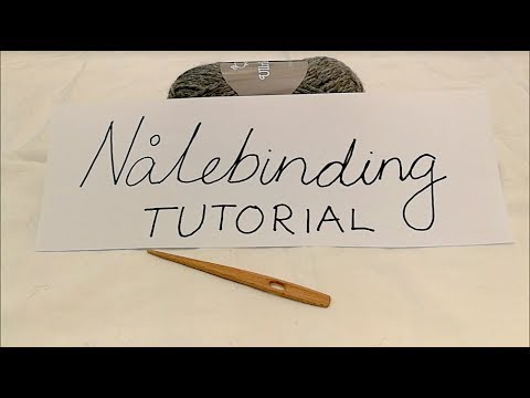 Nålebinding tutorial part 1 - Oslo stitch