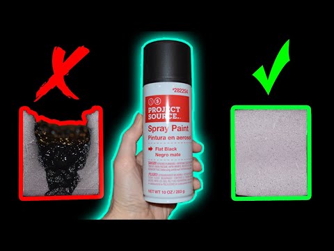 Spray Paint Foam Like A Pro!