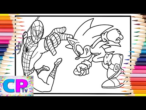 Spiderman Fights Sonic IPad Pro Coloring Pages/NIVIRO - The Edge (feat. Harley Bird) [NCS Release]