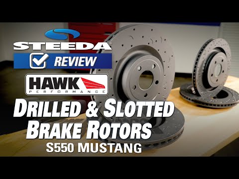 Hawk Mustang GT PP Talon Drilled & Slotted Front Brake Rotors, Review