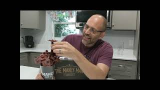 Beef Jerky Rose Bouquet from the Manly Man Company