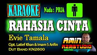 Download lagu RAHASIA CINTA || Evie Tamala || KARAOKE Nada PRIA mp3