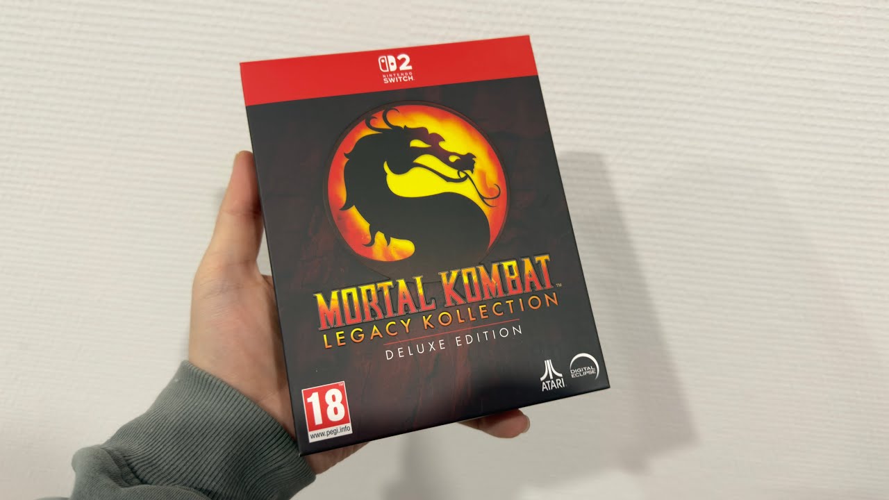 ASMR MORTAL KOMBAT LEGACY UNBOXING (SWITCH 2)