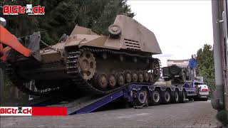 Nooteboom Manoovr Semi low-loader Twan Bierings - Transport of Old World War 2 Tanks
