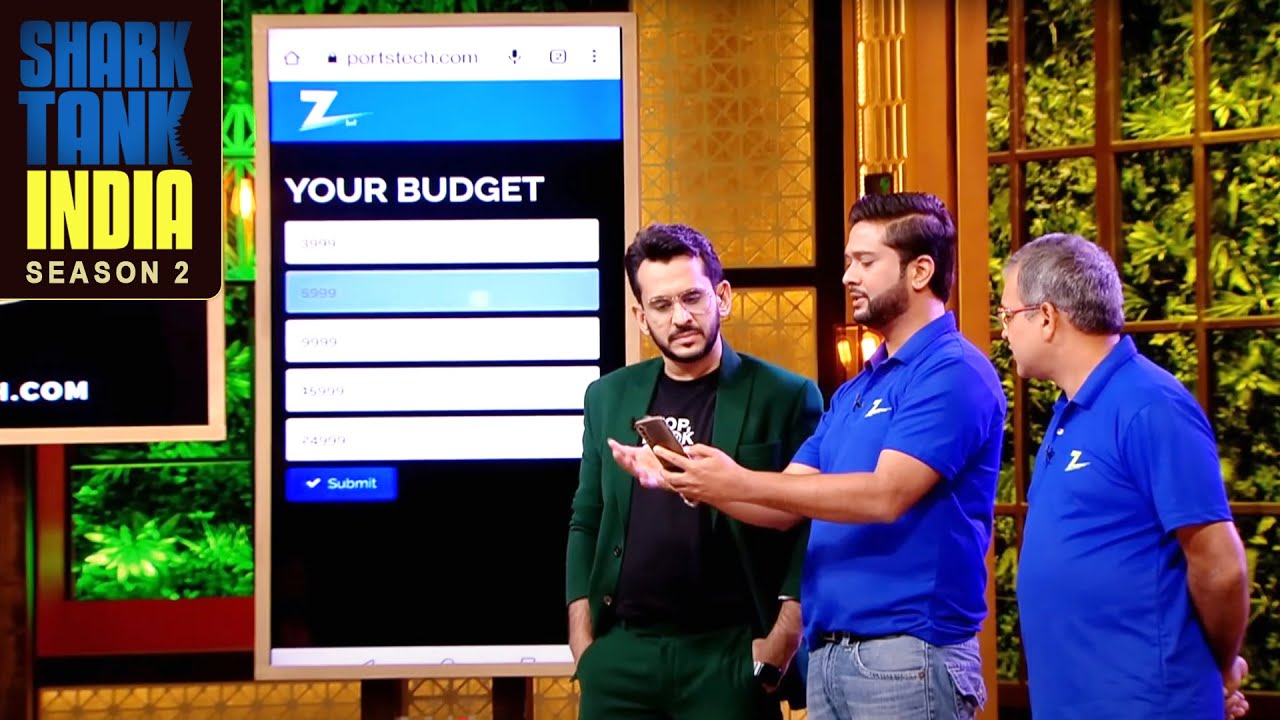 ZSportsTech founders pitching on Shark Tank India
