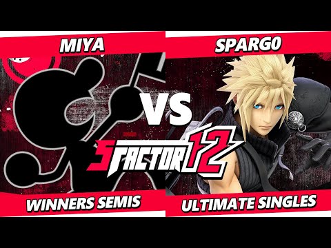 S Factor 12 TOP 8 - Miya (Game & Watch) Vs. Spargo (Cloud) Smash Ultimate - SSBU