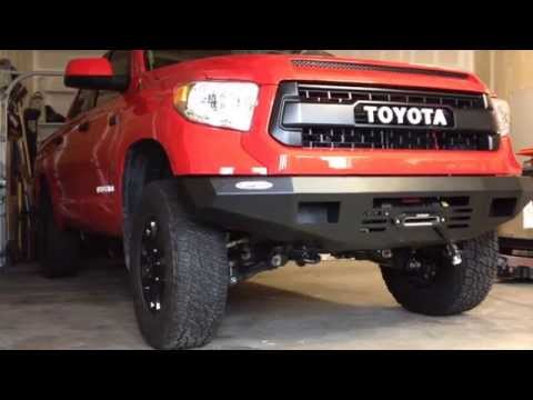 TCT Explorer 2015 Toyota Tundra Bumper + Winch Install