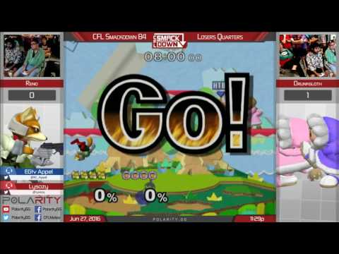 CFL Smackdown 84 Melee - Drunksloth (ICs) vs Reno (Fox) - Losers Quarters