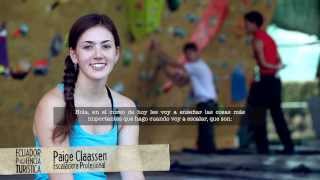 Paige Claassen entre la causa social y la escalada deportiva