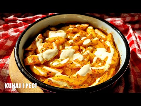 MLADI KROMPIR SA MLIJEKOM - krompir iz rerne sa brzom pripremom