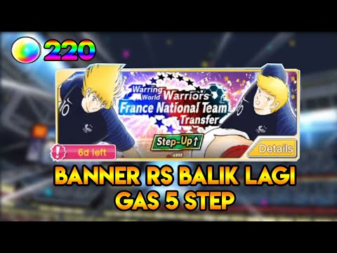 Gacha 5 step di banner Pierre & Nappoleon - Captain Tsubasa Dream Team