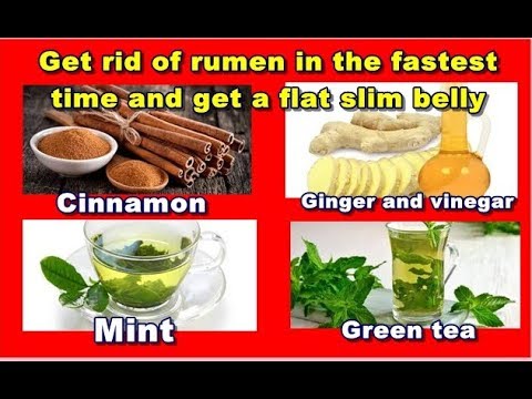 Get rid of rumen in the fastest time and get a flat slim belly