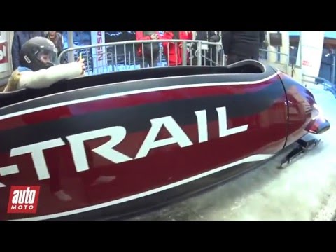 On a testé le bobsleigh Nissan X-Trail