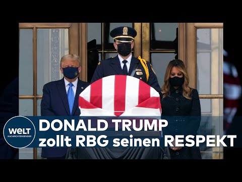 WASHINGTON: US-Präsident Trump an Ginsburgs Sarg ausgebuht