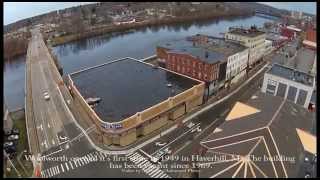 preview picture of video 'Drone video of Woolworth Building Haverhill, Ma 2014'
