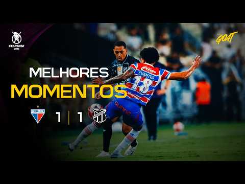 Gols e lances de Fortaleza x Ceará