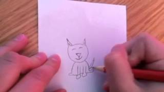 How 2 Draw A Cartoon Wolf/Husky