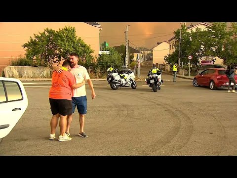 Video Thumbnail: Winds and heat intensify wildfires in Spain’s León province