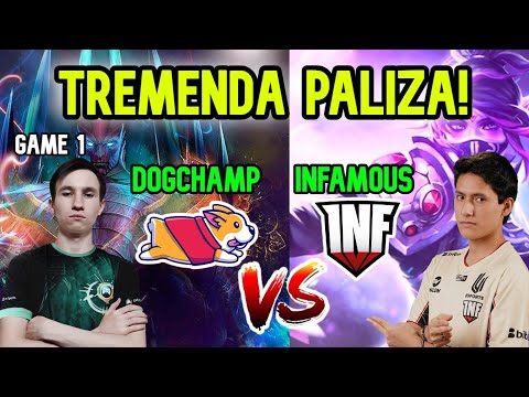 INFAMOUS VS TEAM DOGCHAMP [GAME 1/BO2] BTS PRO SERIES AMERICAS | DOTA 2