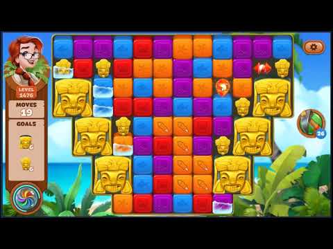 Lost Island Blast Adventure Level 1476 - NO BOOSTERS 🏝️ | SKILLGAMING ✔️