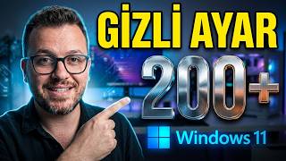 Microsoft'un Gizlediği 200+ Ayar! Windows 'God Mode' Açma #Windows11 #
