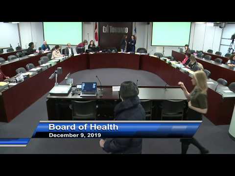 Board of Health - December 9, 2019