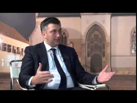 Pogled s Markovog trga 14.12.2014. - gost Andrej Plenković - Jadran TV