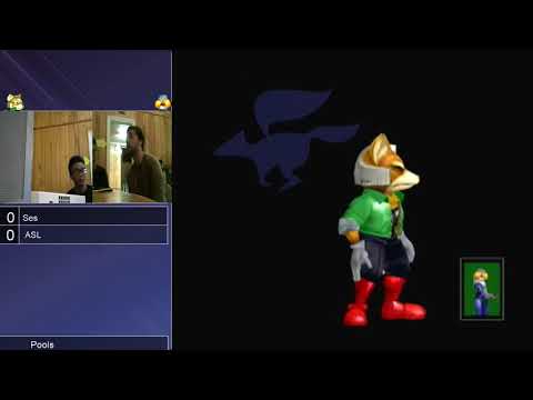 MMOM Bi-Monthly 12 SSBM - Ses (Fox) vs. ASL (Sheik) - Melee Pools