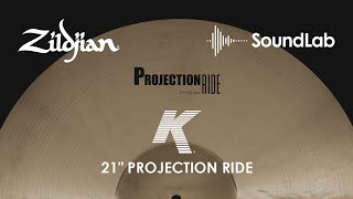 Video thumbnail for Zildjian Sound Lab | 21" K Projection Ride by Avedis Zildjian Company