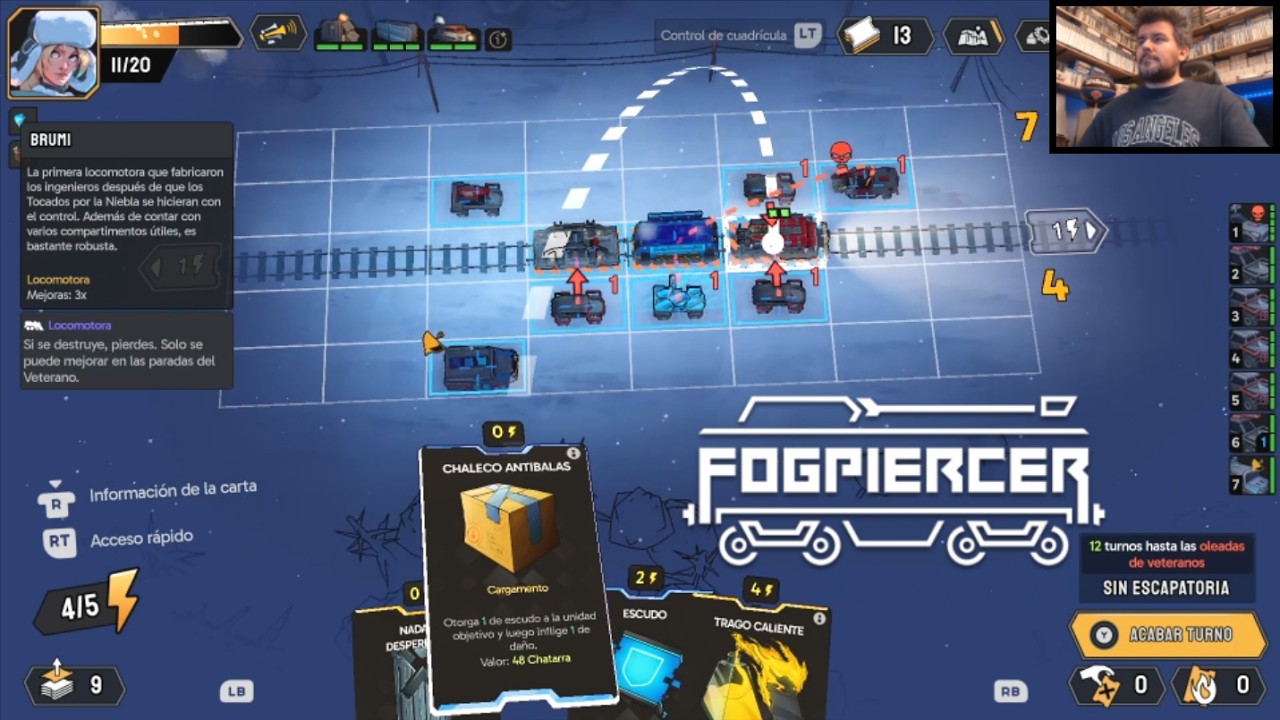 FOGPIERCER, el roguelike de combate de cartas CON TRENES 🚄 Gameplay en Español (PC / XBOX)