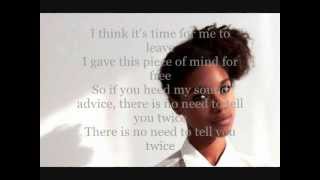 Lianne la Havas - Don&#39;t Forget lyrics on screen