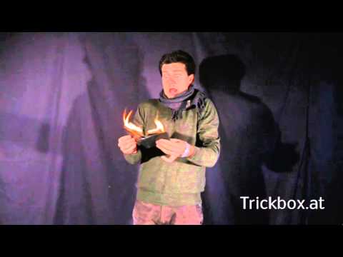 Brennende Brieftasche