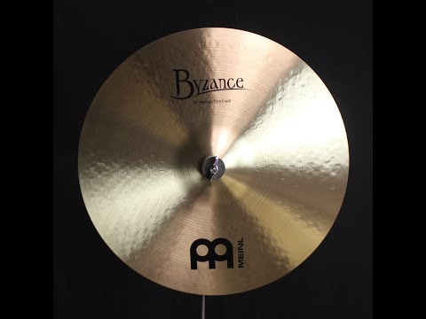 Meinl 18" Byzance Traditional Medium Thin Crash - 1445g (video demo) image 2