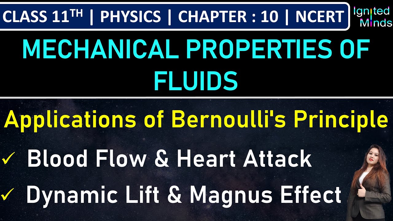 Class 11th Physics | Applications of Bernoulli's Principle | Example 10.8 | Chapter 10 | NCERT