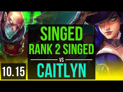 SINGED & Nautilus vs CAITLYN & Lulu (ADC) | Rank 2 Singed, 900+ games | BR Grandmaster | v10.15