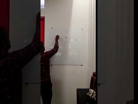 Magnetic Glass Writing Board