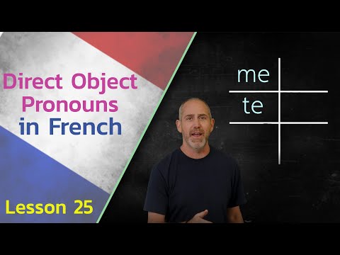 Direct Object Pronouns in French | The Language Tutor Lesson 25