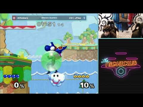 The Nightclub S1E12: Whiskers (Yoshi) vs CG | JFlex (Sheik) - Winners Quarters SSBM