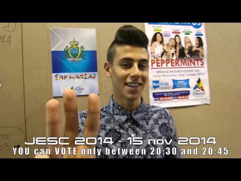 VOTE for SAN MARINO at JESC2014 _ The Peppermints from Michele Perniola